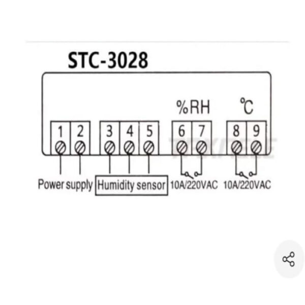 Termostato con humedad stc 3028 - Imagen 6