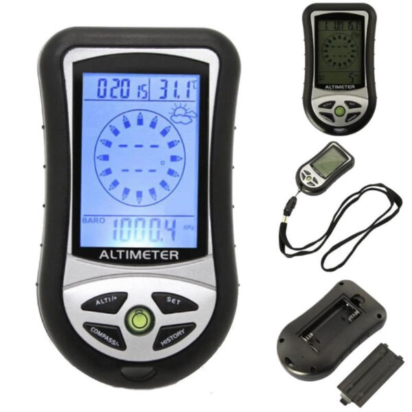 Altimetro Brujula Digital Multifuncional 8 en 1