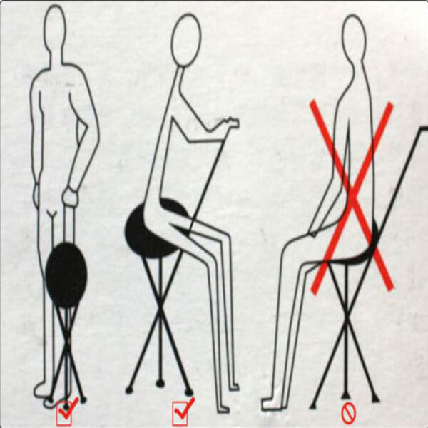 Baston con silla plegable - Imagen 7