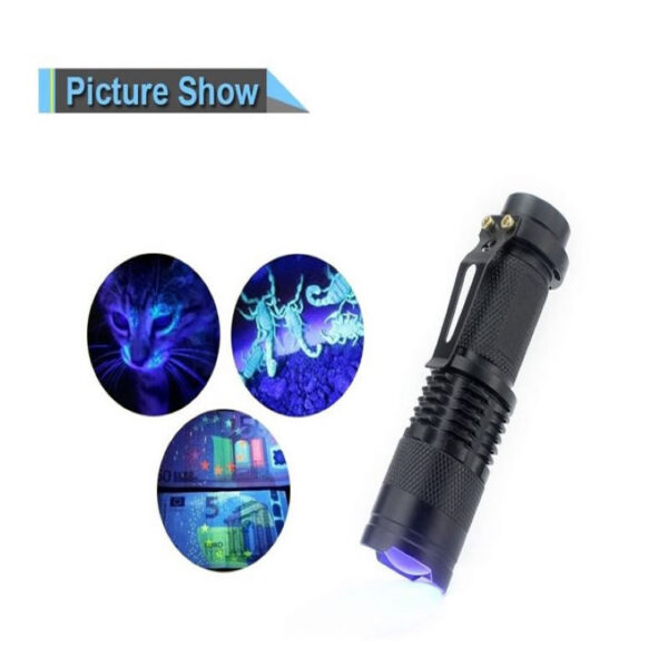 linterna UV grande de Pilas - Imagen 5