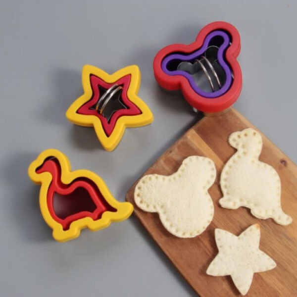 Juego de cortadores de galletas sándwich de 6 piezas - Imagen 3