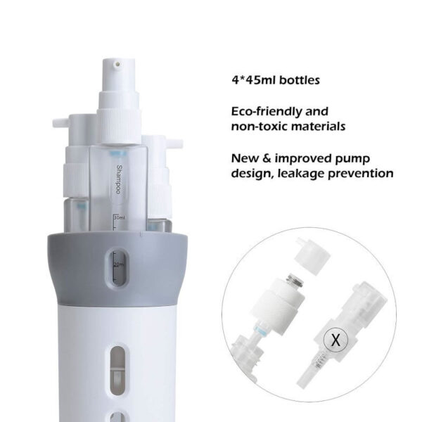Dispensador Multiple Crema Jabon Shampoo - Imagen 9