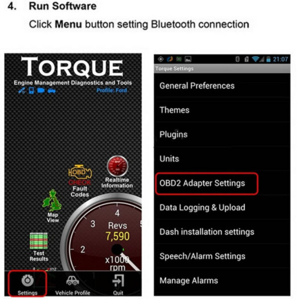 Escaner Azul Vehicular  Obd2 ELM327 - Imagen 2