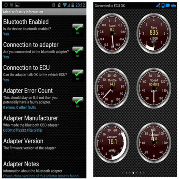 Escaner Azul Vehicular  Obd2 ELM327 - Imagen 4