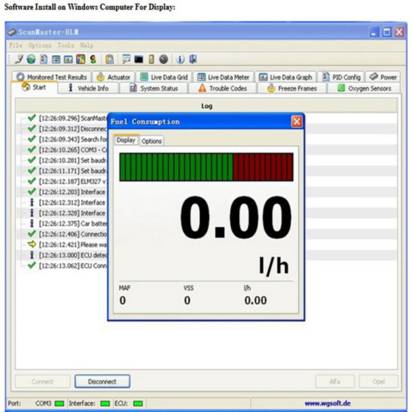 Escaner Azul Vehicular  Obd2 ELM327 - Imagen 5