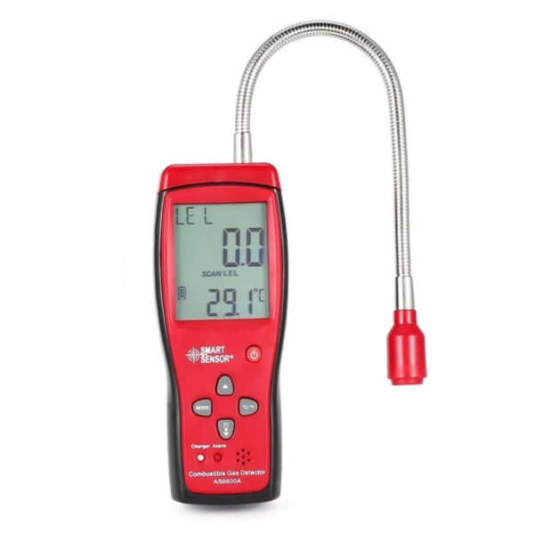 Detector digital de fugas de gas combustible