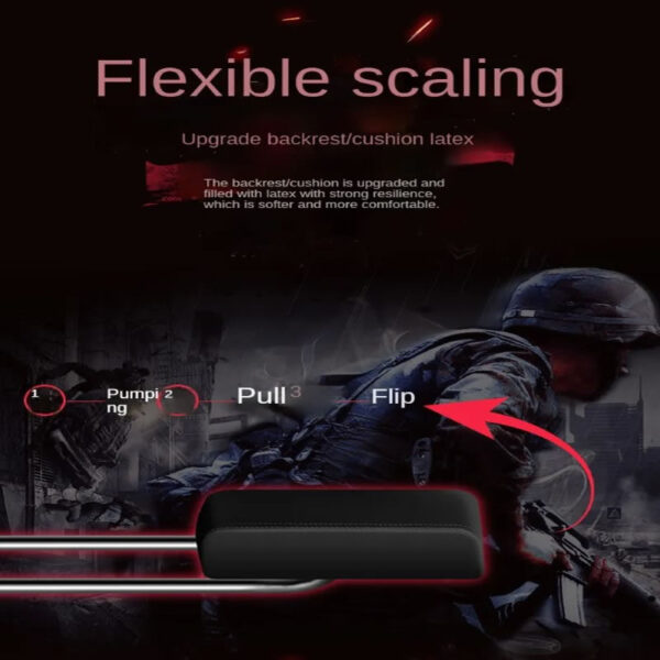 Silla Gaming Gamer Luxury Roja Azul Rosada - Imagen 22