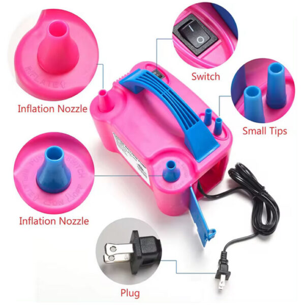 Inflador Electrico Globos Bombas - Imagen 2