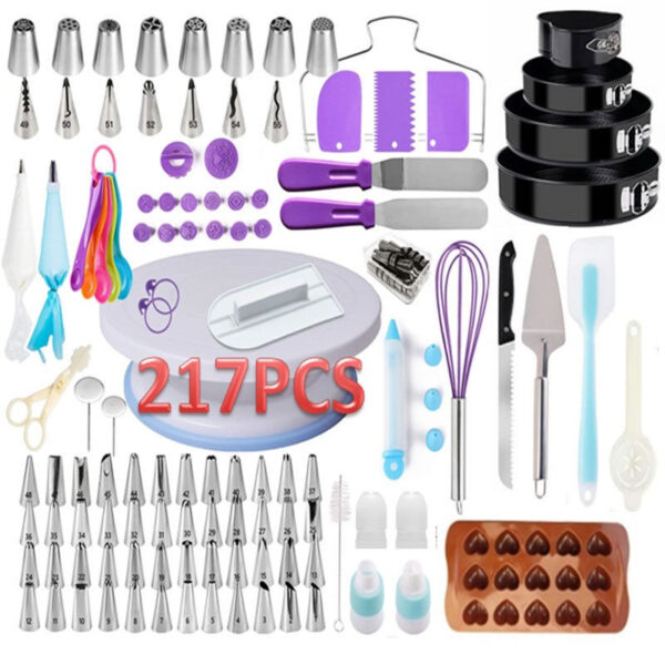 Kit pasteleria 217 piezas