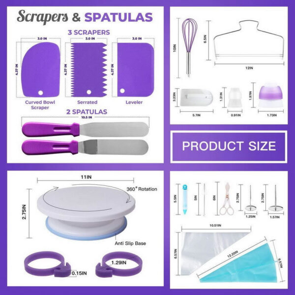 Kit pasteleria 217 piezas - Imagen 2
