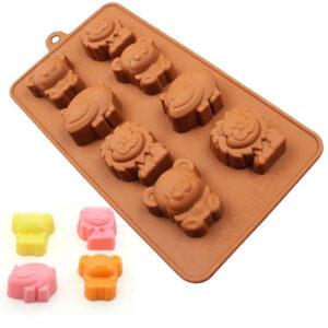 Molde Animales Small Silicona Chocolate