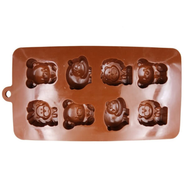 Molde Animales Small Silicona Chocolate - Imagen 2