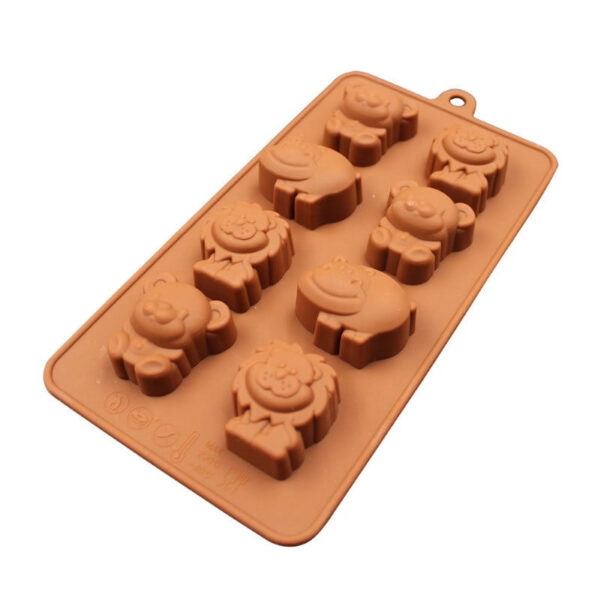 Molde Animales Small Silicona Chocolate - Imagen 3