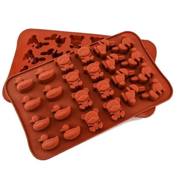 Molde Animales Large Silicona Chocolate - Imagen 2