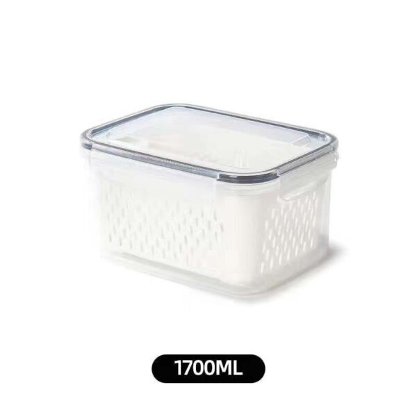 Set de 3 Contenedores de Alimentos Nevera Refrigerador con Tapa - Imagen 10