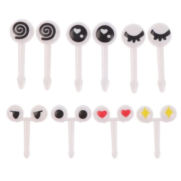 Pack de 10 Palillos Comida Ojitos