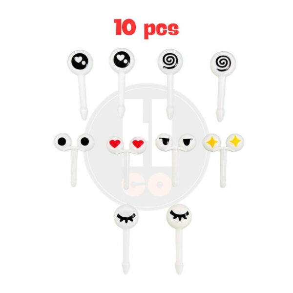 Pack de 10 Palillos Comida Ojitos - Imagen 2