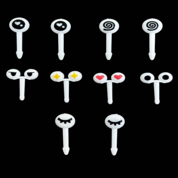 Pack de 10 Palillos Comida Ojitos - Imagen 4