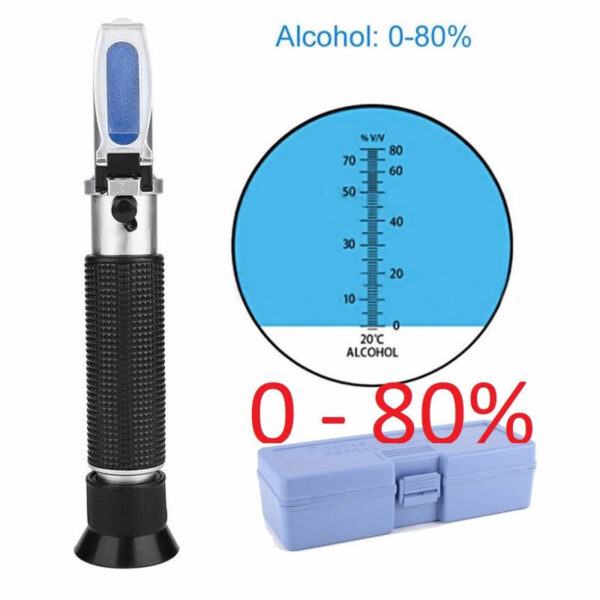 Refractometro Alcohol 80% - Imagen 2