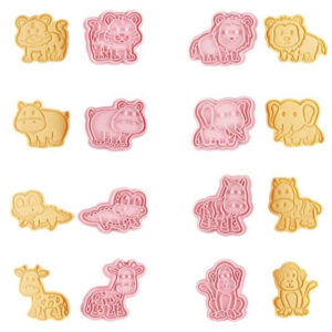 Molde Galleta Safari 8 piezas