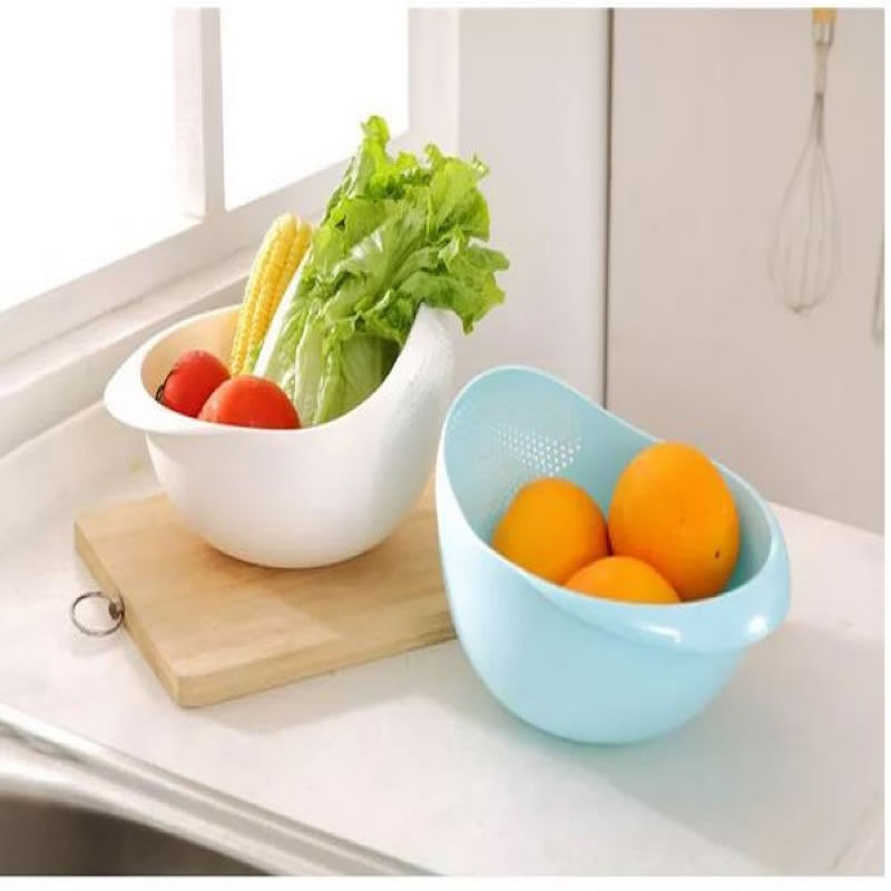 Bowl Taza Lavado Arroz Pastas Alimentos - Imagen 4