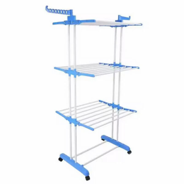 Tendedero Soporte Plegable Secar Ropa 3 niveles