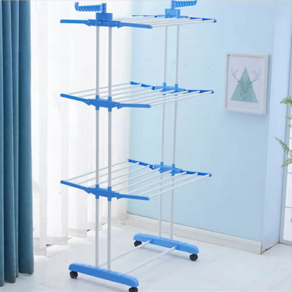 Tendedero Soporte Plegable Secar Ropa 3 niveles - Imagen 4