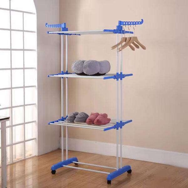 Tendedero Soporte Plegable Secar Ropa 3 niveles - Imagen 5