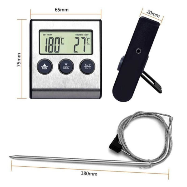 Termometro Horno Acero Inoxidable Sonda - Imagen 4