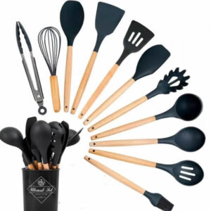 Kit Utensilios de Cocina 12 piezas Silicona
