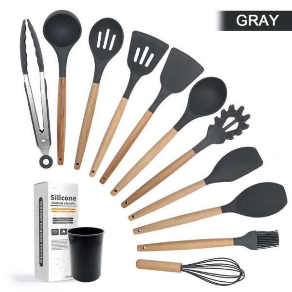 Kit Utensilios de Cocina 12 piezas Silicona - Imagen 2