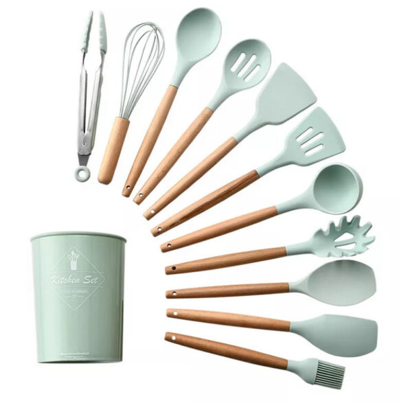 Kit Utensilios de Cocina 12 piezas Silicona - Imagen 3