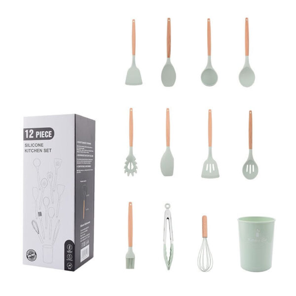 Kit Utensilios de Cocina 12 piezas Silicona - Imagen 4