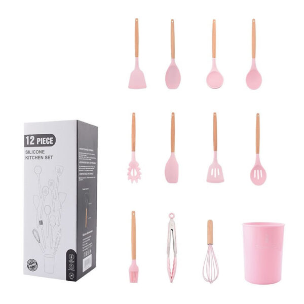 Kit Utensilios de Cocina 12 piezas Silicona - Imagen 5