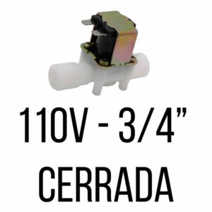 Valvula Solenoide Electromagnetica 110v de 3/4 Cerrada
