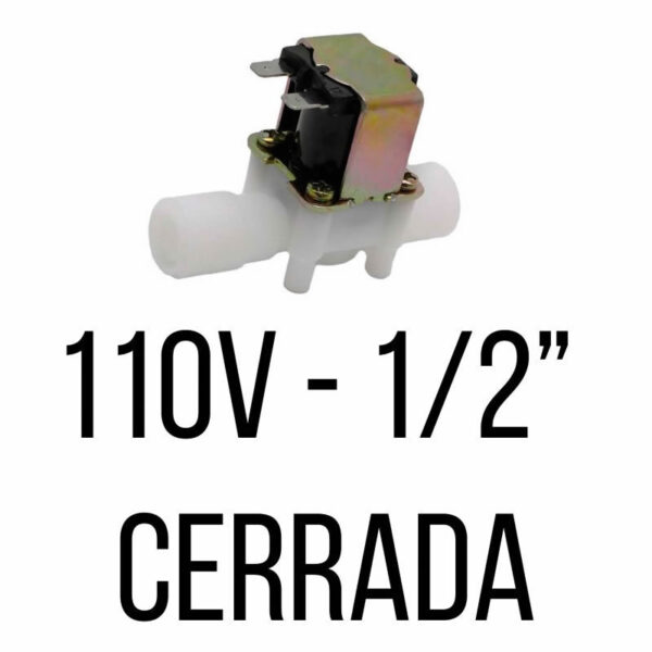 Valvula Solenoide Electromagnetica 110v de 1/2 Cerrada