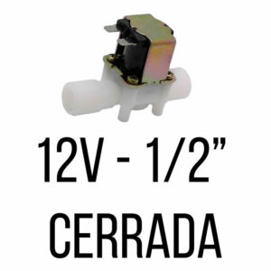 Valvula Solenoide Electromagnetica 12v de 1/2 Cerrada