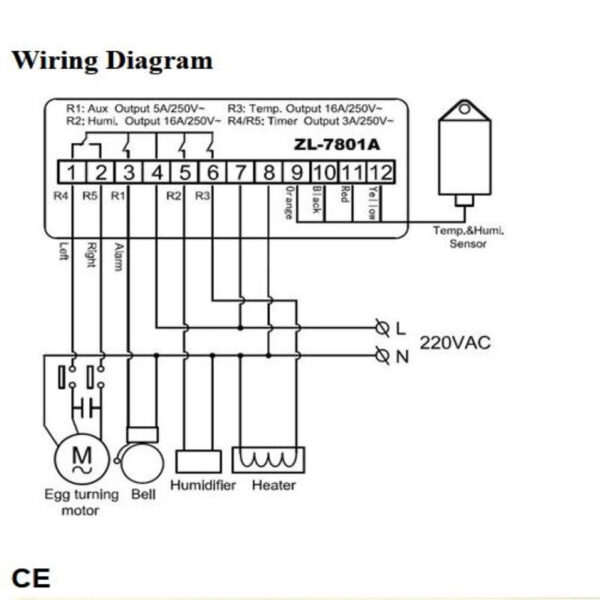Termostato ZL-7801A Control Incubadora - Imagen 6