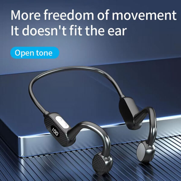 Audifonos Conduccion Osea Recargable Auriculares Deportivos - Imagen 2