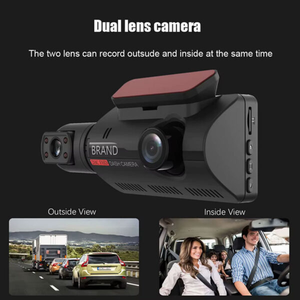 Dash Cam Camara Carro Externa Interna Grabacion 1080p - Imagen 6