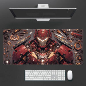 Mouse Pad Gamer Robots Largo 80cm x 30cm Antideslizante Gaming XL