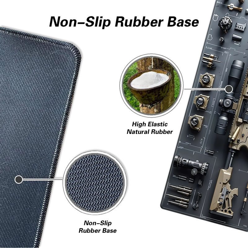 Mouse Pad Gamer XL 800 x 300 x 3mm - Gun - Imagen 2