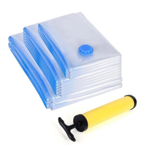 Bolsas Vacio 60 X 80 Kit 5 Unidades Con Bomba Vacio Manual