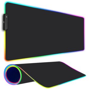 Mouse Pad Gaming Rgb Led Xl 80cm x 30cm Gamer Colores